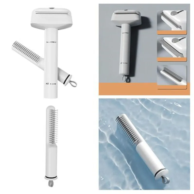 2 - In-1 Pet Brush With Fur Trimmer For Effective Grooming